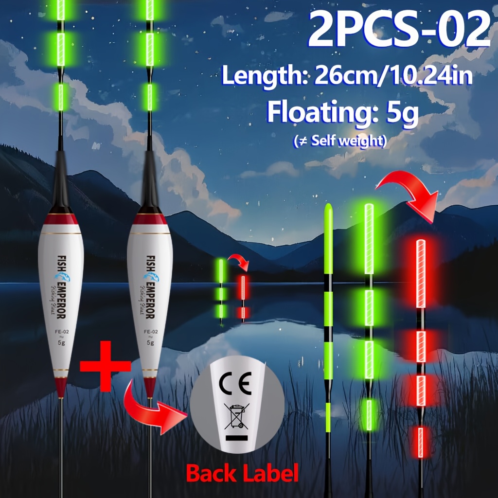 Bite Float 2PCS Intelligent co - Fishing Equipment Ebay 评论和价格