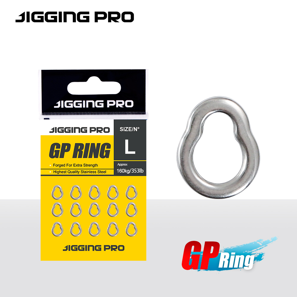 JIGGING PRO 15Pcs GP Solid Rin - Fishing Equipment Stores 评论和价格