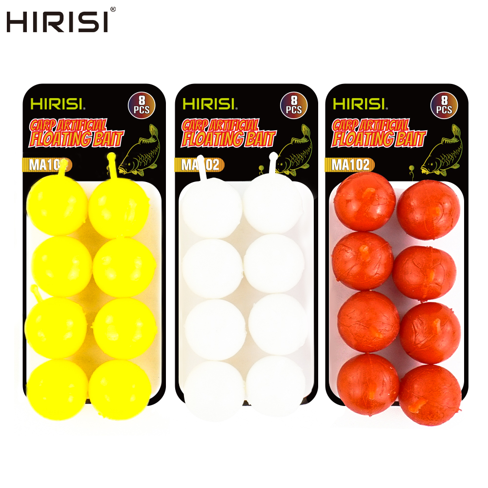 Hirisi 8pcs Floating Ball Bait - Fishing Equipment Clearance 评论和价格