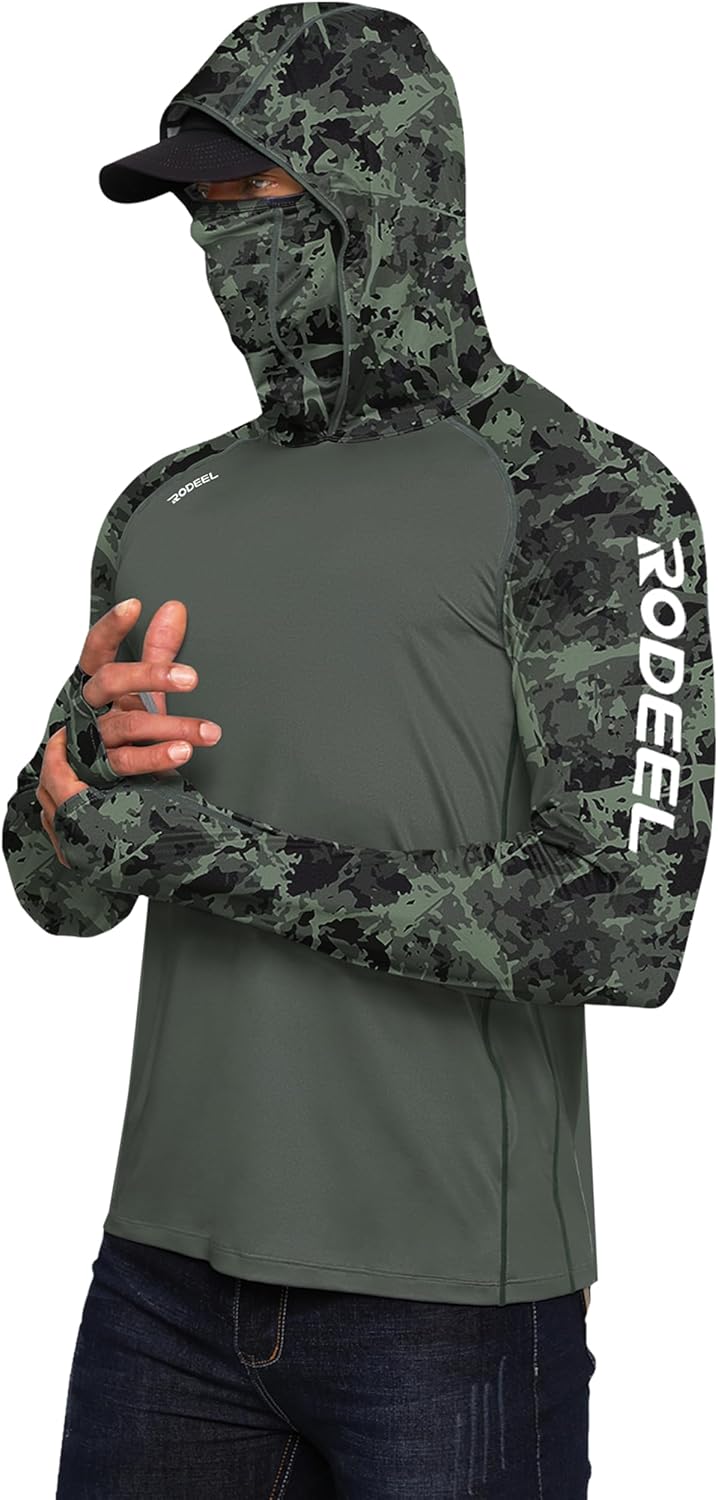 Rodeel Men's UPF 50+ Performan - Fishing Equipment Clearance 评论和价格