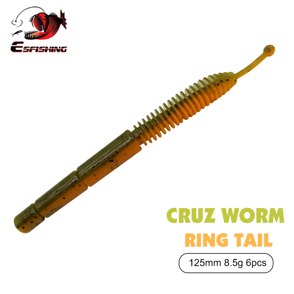 ESFISHING Soft Lure Cruz Worm  - Fishing Equipment Ebay 评论和价格